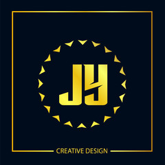Initial Letter JY Logo Template Design Vector Illustration