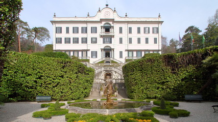 Obraz premium villa carlotta a tremezzo in italia, villa carlotta in tremezzo italy