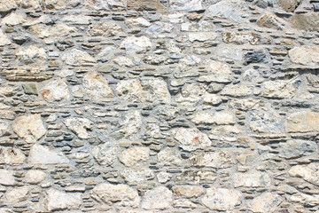 Stone brick wall uneven surface texture background