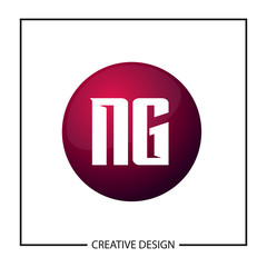 Initial Letter NG Logo Template Design Vector Illustration