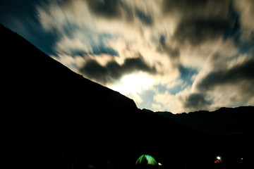 Tent in the night