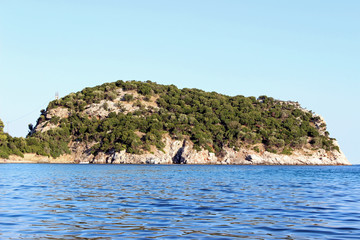 Naklejka premium Stafylos peninsula skopelos island greece