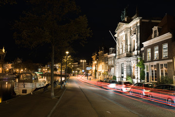 Fototapeta na wymiar Night in Haarlem