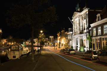 Fototapeta na wymiar Night in Haarlem