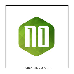 Initial Letter NO Logo Template Design Vector Illustration