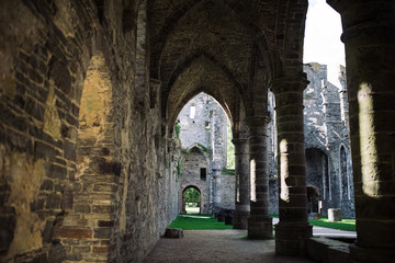 Ruins of an old Abbeye in Belgium