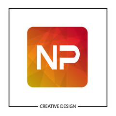 Initial Letter NP Logo Template Design Vector Illustration