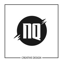 Initial Letter NQ Logo Template Design Vector Illustration