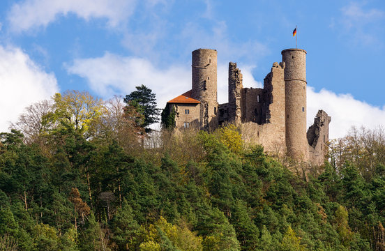 Castle ruin on top of a hill - Rimbach, Germany