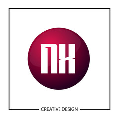 Initial Letter NX Logo Template Design Vector Illustration