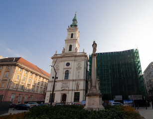 Katholische Kirche in Budapest, Ungarn - Der Name: Belvarosi Szent anna Templom