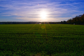 Sunset in Germany