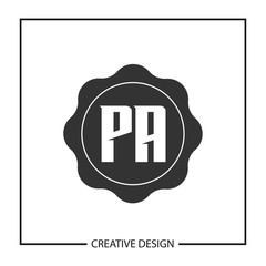 Initial Letter PA Logo Template Design Vector Illustration