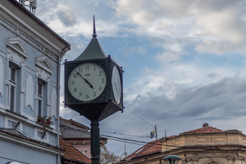 Fototapeta na wymiar Town clock