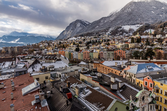 Innsbruck aerial view