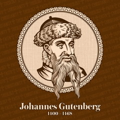 Johannes Gutenberg (1400-1468) was a German printer and publisher who introduced printing to Europe with the printing press. It played a key role in the development of the Reformation.