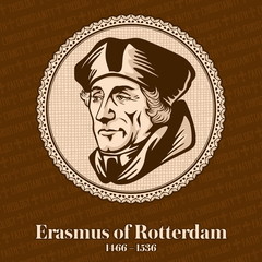 Erasmus of Rotterdam (1466-1536) was a Dutch Christian humanist who was the greatest scholar of the northern Renaissance.