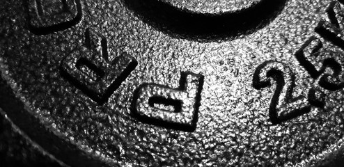Texture - Weights Black & White