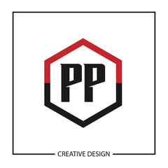 Initial Letter PP Logo Template Design Vector Illustration