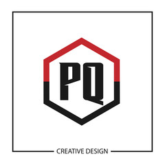 Initial Letter PQ Logo Template Design Vector Illustration