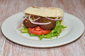 homemade meat sandwich