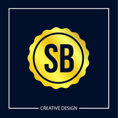 Initial Letter SB Logo Template Design Vector Illustration