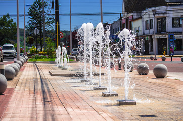 fuentes de agua en la ciudad