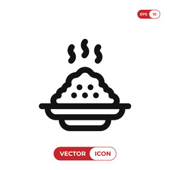 Porridge vector icon