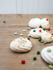 Weihnachtliches Baiser, Meringue, Advent, Weihnachten, Gebäck