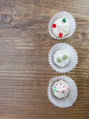 Weihnachtliches Baiser, Meringue, Advent, Weihnachten, Gebäck