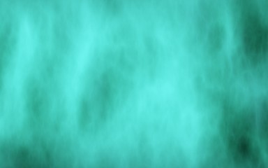 Background of abstract green color smoke. The wall of green fog. 3D illustration