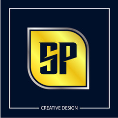 Initial Letter SP Logo Template Design Vector Illustration
