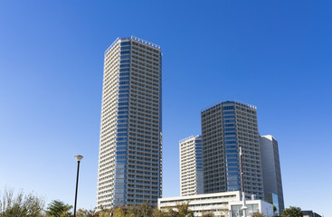Fototapeta premium マンション イメージ 快晴 二子玉川