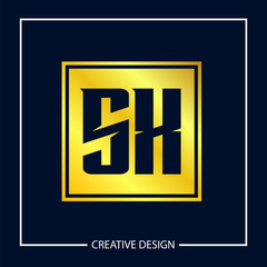 Initial Letter SX Logo Template Design Vector Illustration
