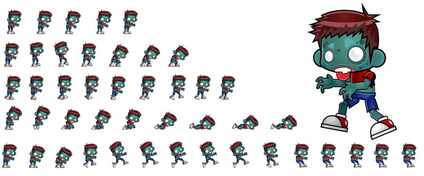 Stickman Fighter Spine 2D Character Sprites