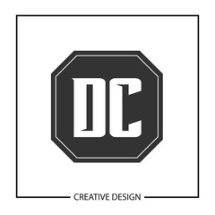 Initial Letter DC Logo Template Design Vector Illustration
