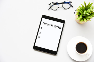 TRENDS 2019 Business Concept