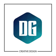 Initial Letter DG Logo Template Design Vector Illustration