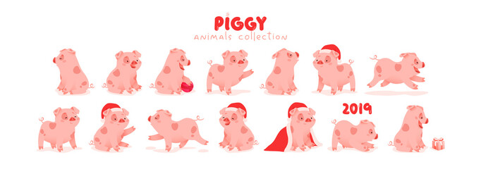 Pig is the symbol of Chinese 2019 new year on the Eastern calendar. © lauritta