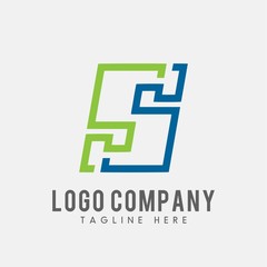 Letter S logo icon design template elements. letter S logo vector, symbol S abstract. vector of alphabet