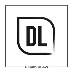 Initial Letter DL Logo Template Design Vector Illustration