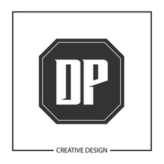 Initial Letter DP Logo Template Design Vector Illustration