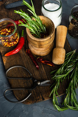 Organic food concept
