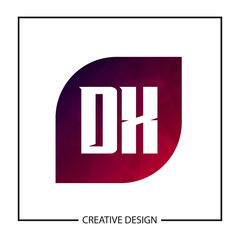 Initial Letter DX Logo Template Design Vector Illustration
