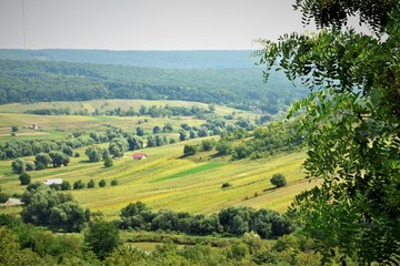 Obraz premium Rural landscape of Moldova.