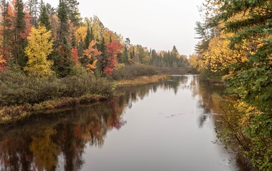 Autumn Reflections on the Wisconsin River