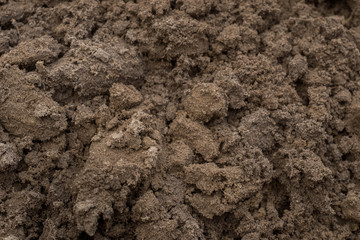 brown soil macro background