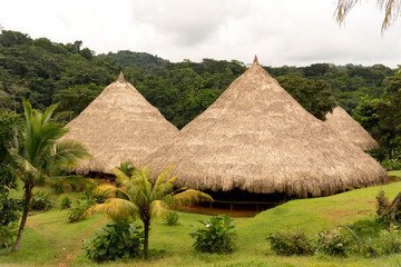 Fototapeta na wymiar Embera Village, Panama