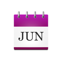 illustration of the calendar in June