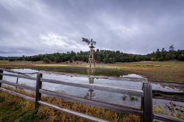 Reflections of a Dilapidated Windmill